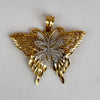 NZGD | 9ct Gold Celestial Filigree Butterfly Pendant