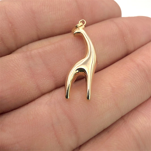 BRAND NEW | 9ct Gold Gentle Giant Giraffe Pendant 26.6mm