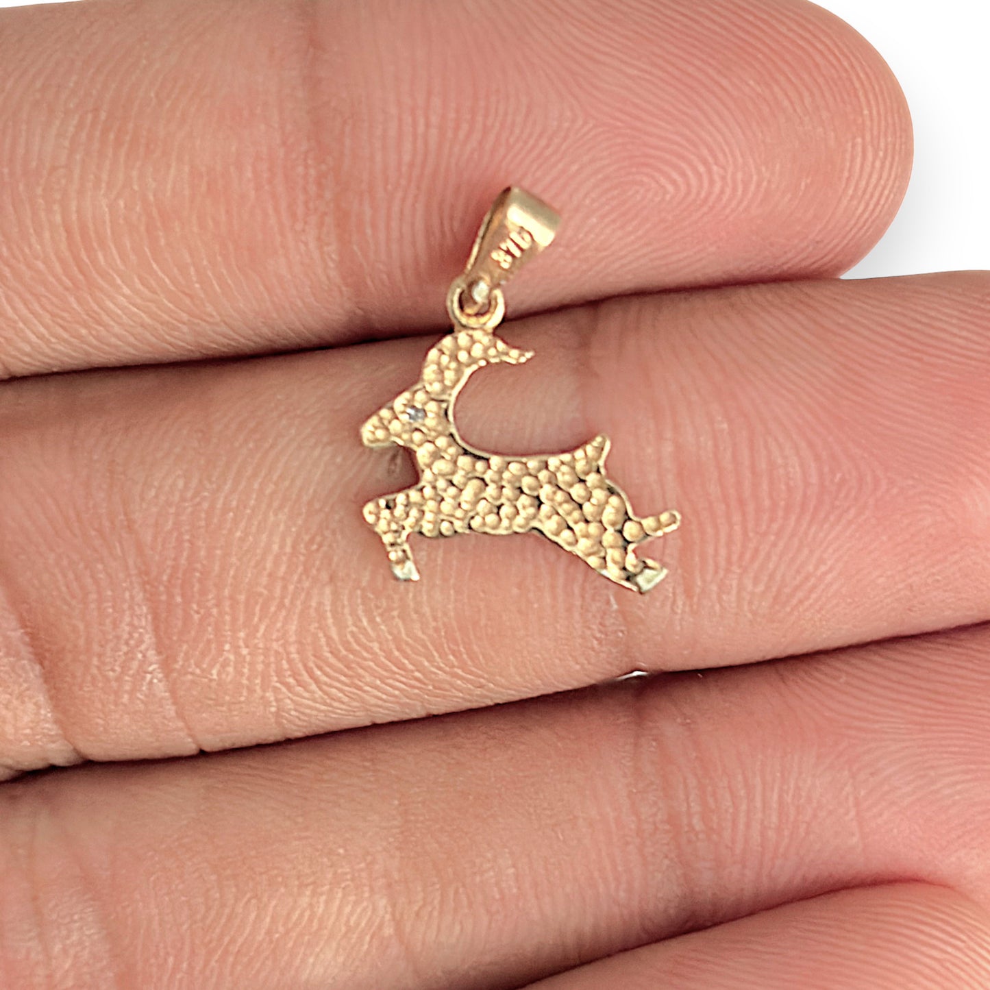BRAND NEW | 9ct Gold Auric Goat Strength Pendant