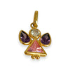 BRAND NEW | 9ct Gold Golden Guardian Angel CZ Pendant / Charm