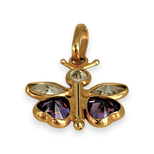 BRAND NEW | 9ct Gold Celestial CZ Butterfly Charm