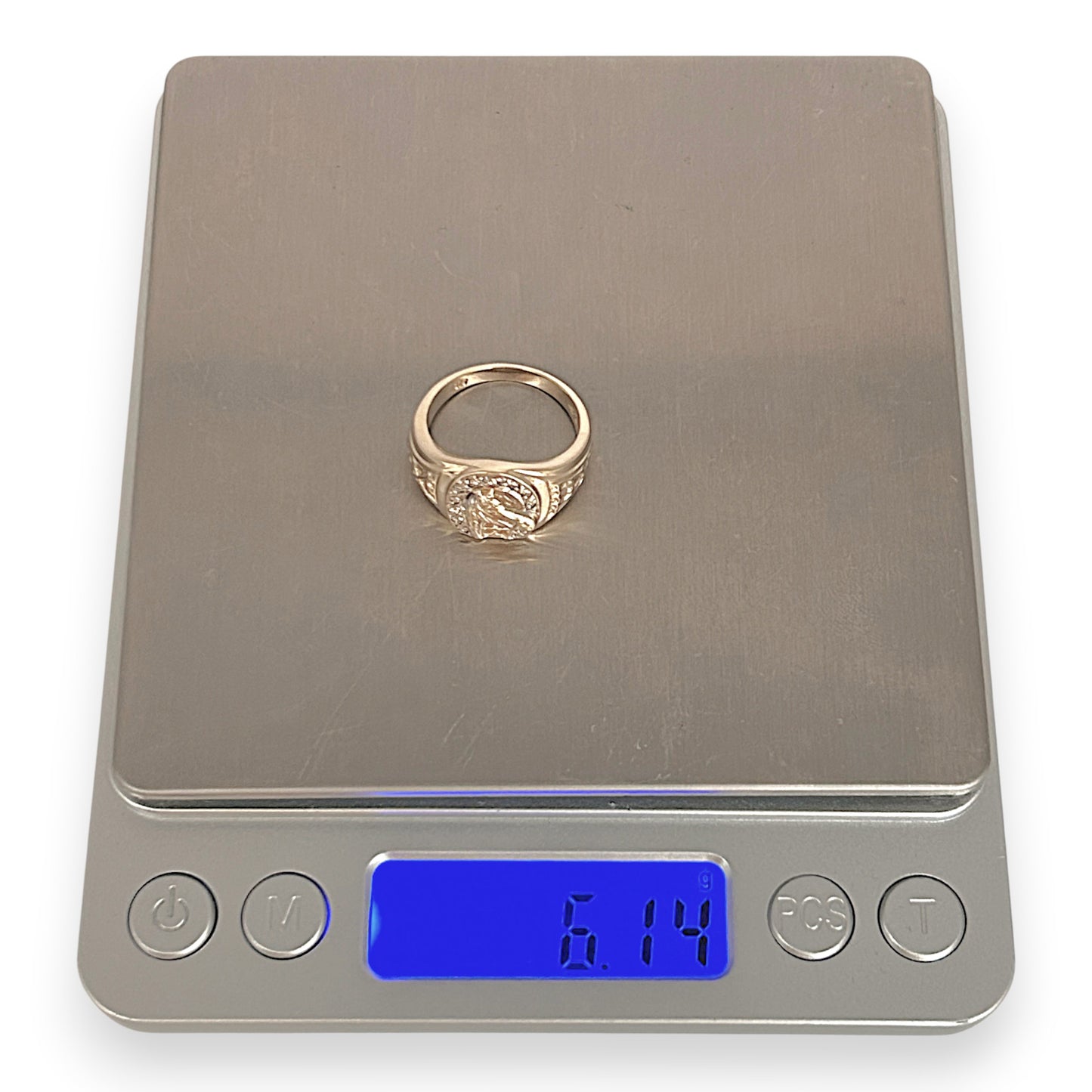 BRAND NEW | 9ct Gold Ring -Golden Stallion Halo