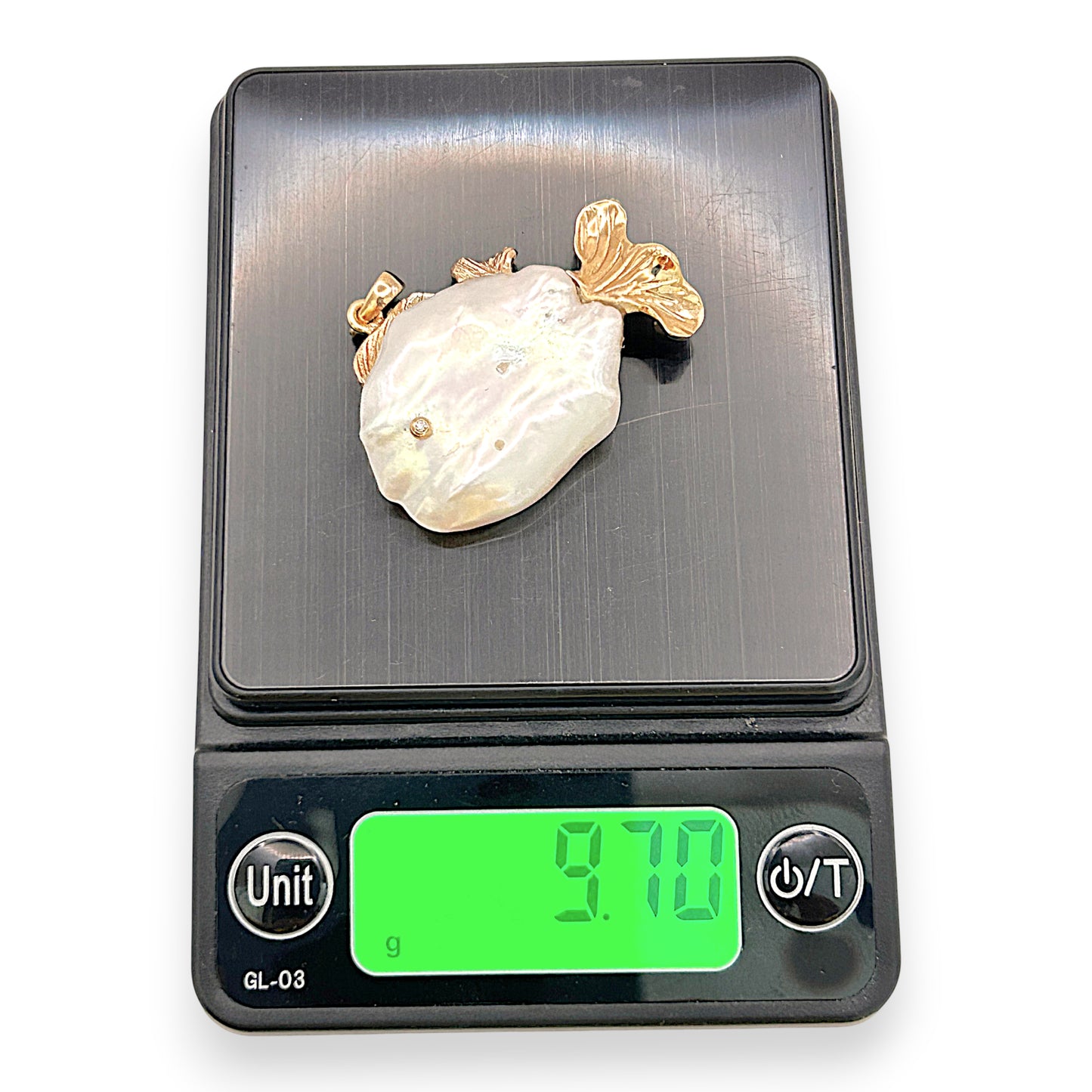 BRAND NEW | Baroque Pearl Pendant with 9ct Gold - Ocean Whisper