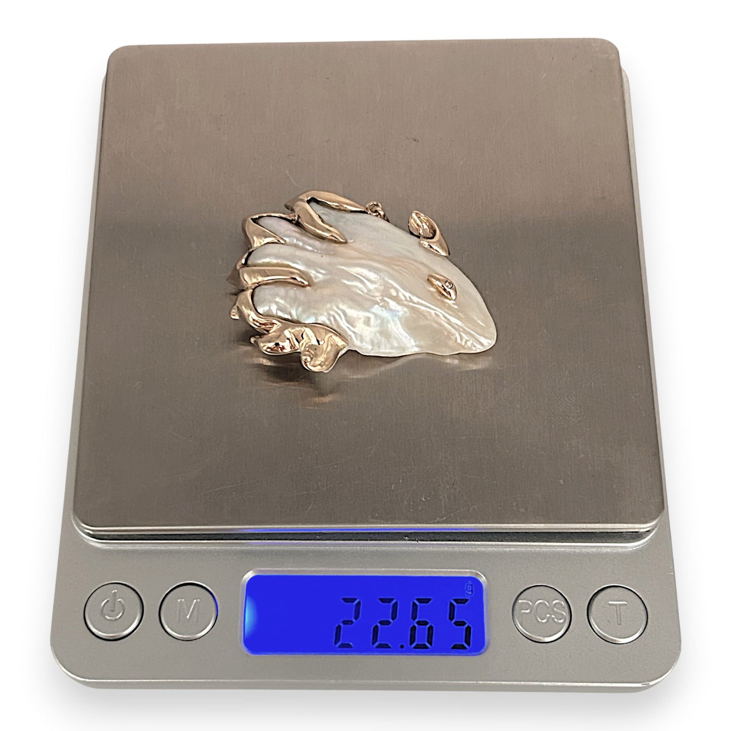 BRAND NEW | Baroque Pearl Pendant with 9ct Gold - Ocean Muse