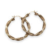NZGD | 10ct Gold Earrings Eternal Twist Elegance Hoops