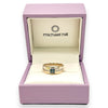 NZGD | 10ct (10K) Gold MHJ Vivid Azure Diamond Ring Valuation $3,500
