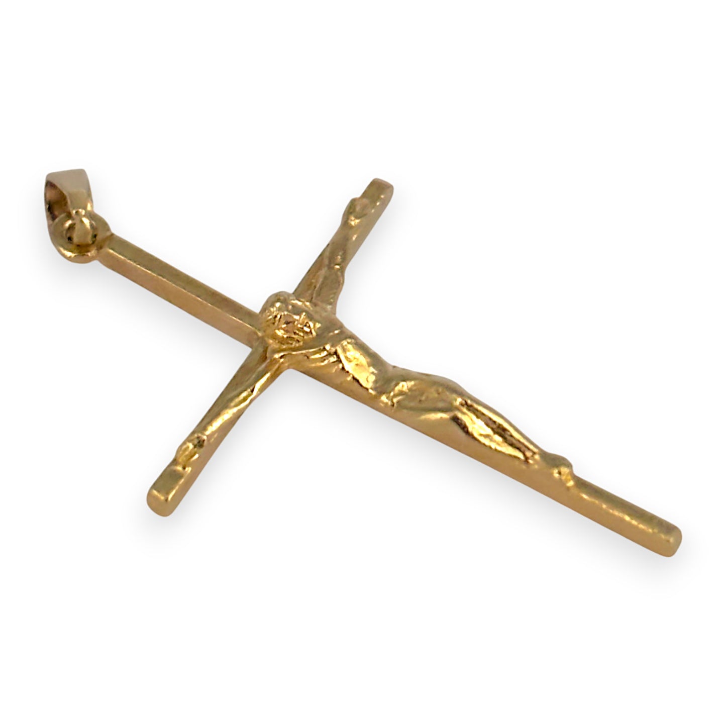 GOLD DEAL | 9ct Gold Crucifix Cross Sleek Pendant