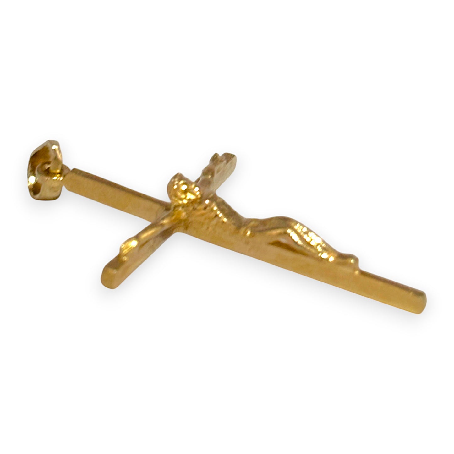 GOLD DEAL | 9ct Gold Crucifix Cross Sleek Pendant