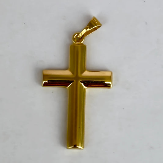 GOLD DEAL | 9ct (9kt) Gold Divine Glow Classic Cross Pendant