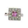 BRAND NEW | 18ct W/Gold Imperial Pink Sapphire Ring Valuation $12,850