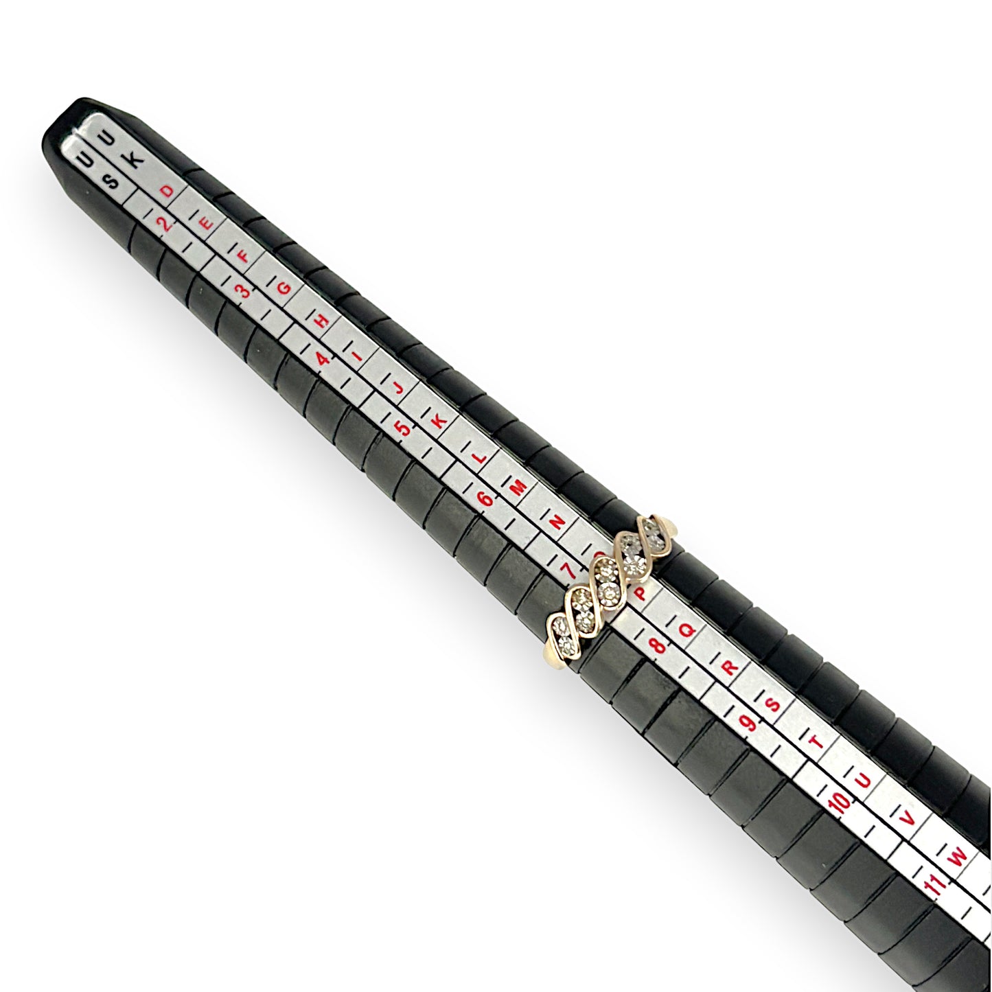 GOLD DEAL | 9ct Gold Eternity Diamond Ring Size O - PROUDS