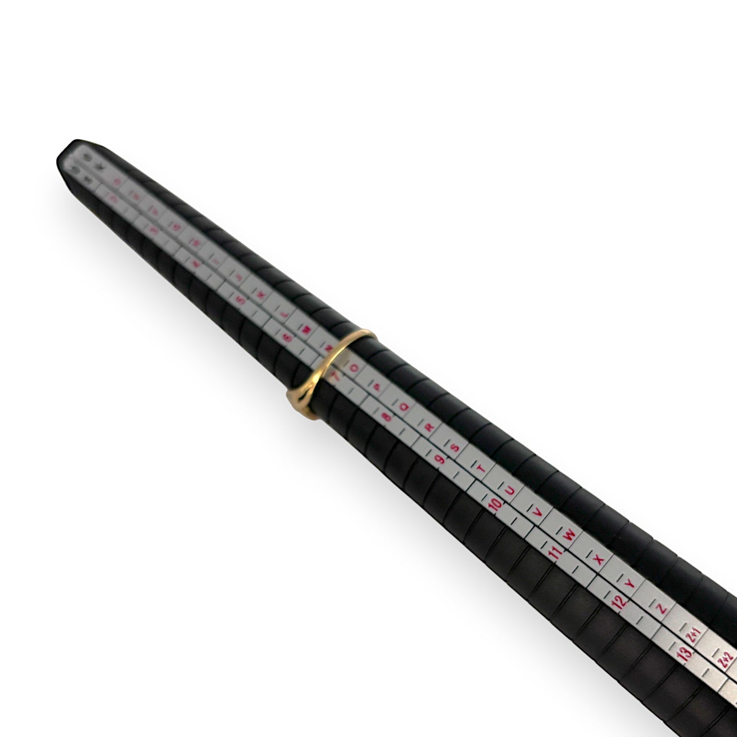 9ct Gold Ring with Set of 4 Charming Diamonds, Size N. R # 374