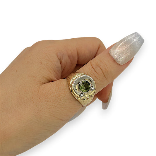 NZGD | 9ct Gold Verdant Eclipse Ring Valuation $3,500