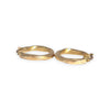 GOLD DEAL | 9ct Gold Round Light Rope Hoop Earrings