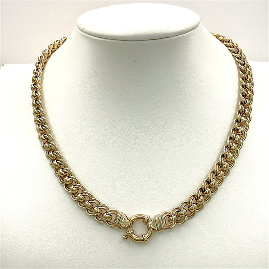 NZGD| 9ct Gold Legacy Rollo Link Chain & Bracelet Set Valuation $30,900