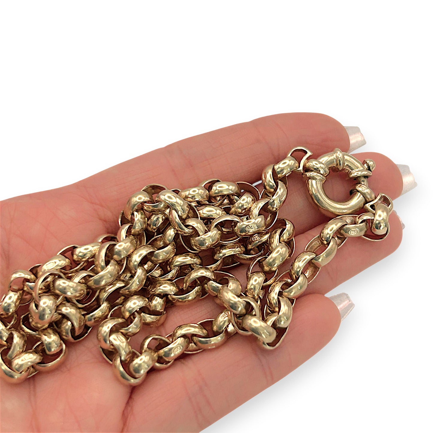 NZGD | 9ct Gold The Sovereign Belcher Chain Valuation $13,200
