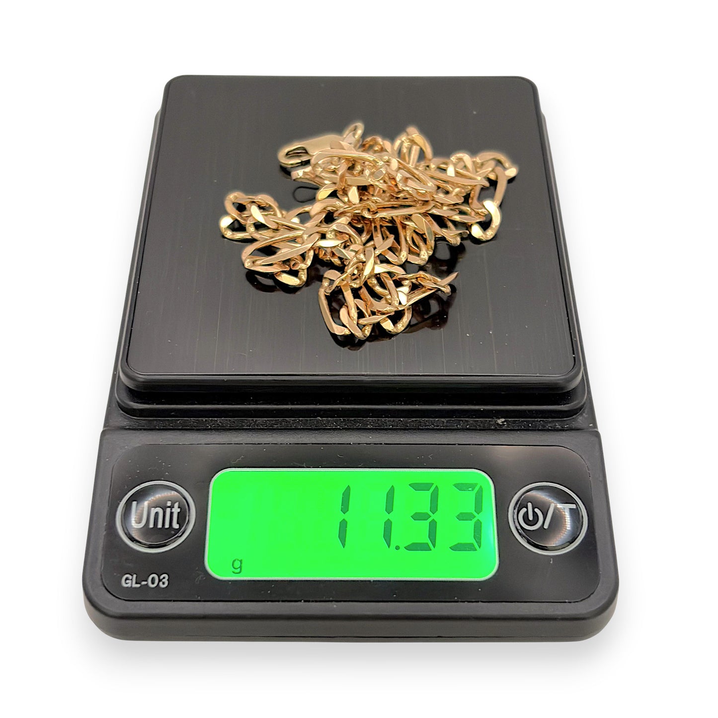 NZGD | 9ct Gold Milan Figaro Chain 45cm