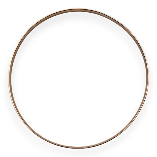 NZGD | 9ct Gold Elysian Glow Polished Round Bangle 66.8mm