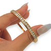 NZGD | 18ct Gold Lumina Crown Diamond Bangle Valuation $17,600