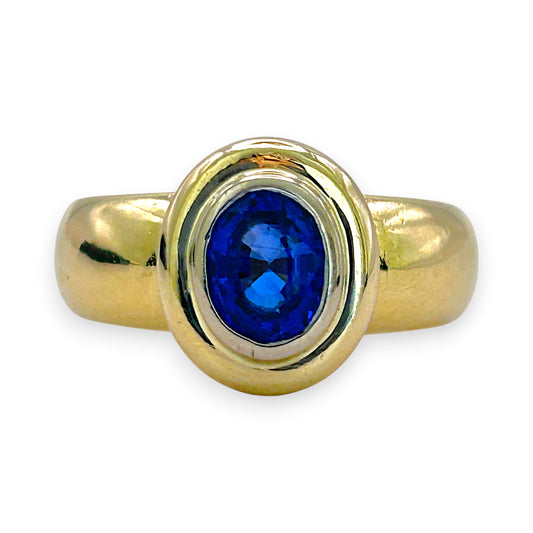 NZGD | 18ct Gold Vintage Midnight Crest Ring Valuation $8,400
