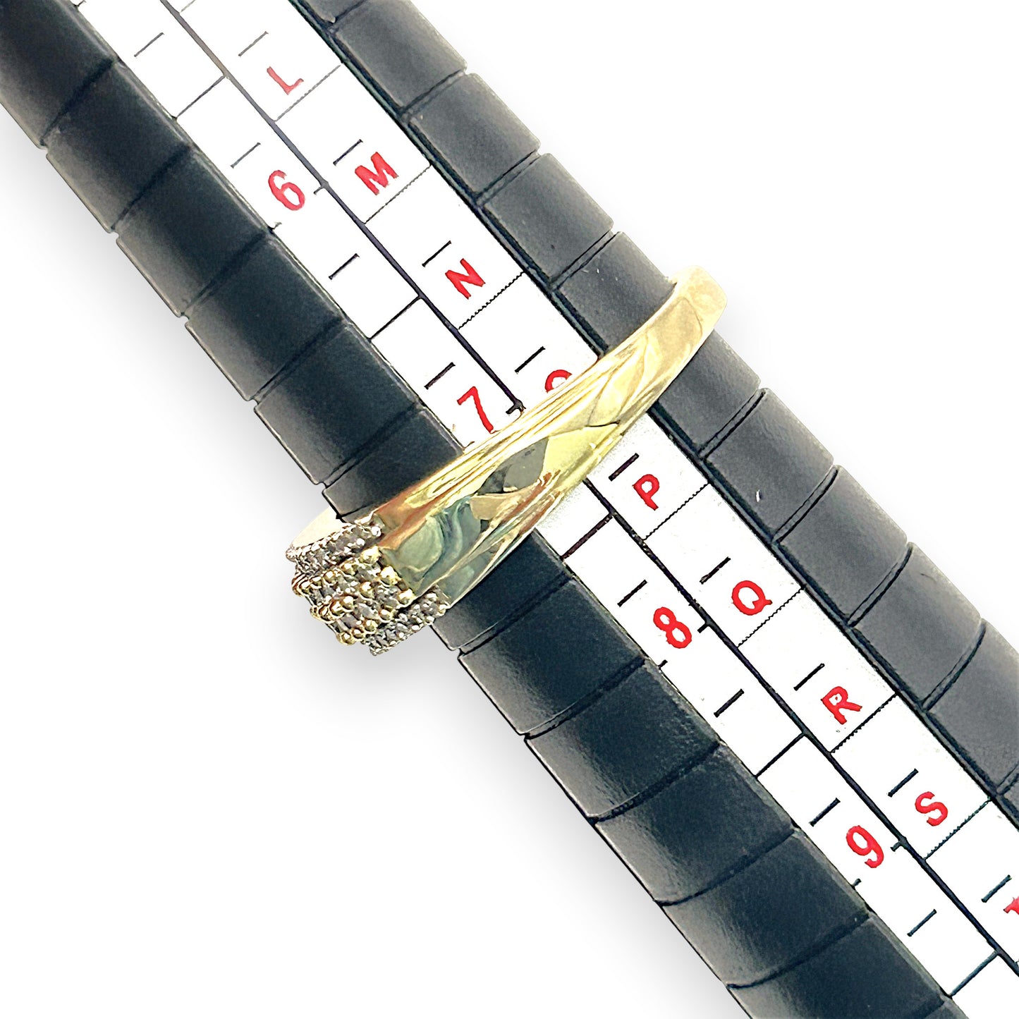 NZGD | 9ct Gold Aureline Pavé Ring Valuation $2,500