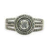 NZGD | 9ct White Gold Lumière Halo Circleing Valuation $2,100