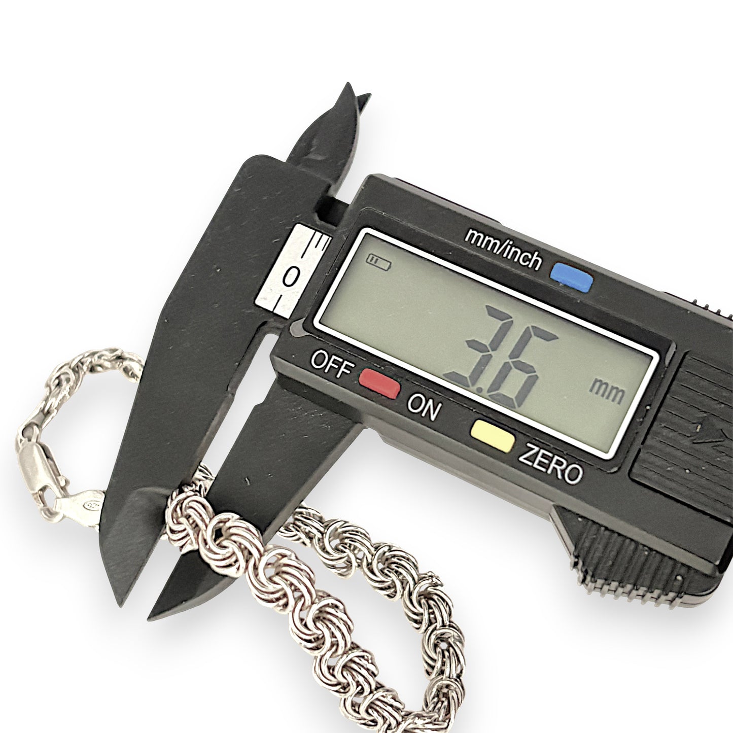 SILVER DEAL | Sterling Silver Woven Chain Bracelet 20.5cm