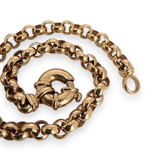 NZGD | 9ct Gold Aurelia Vintage Link Bracelet 17.5cm