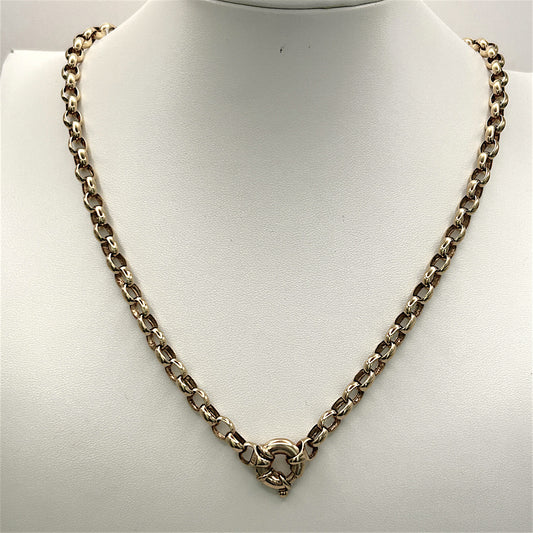 NZGD | 9ct Gold Aureline Classic Belcher Chain Valuation $7,000