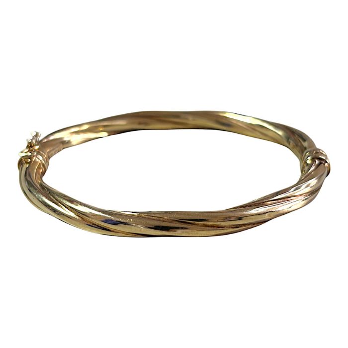 Gold Rope Bangle