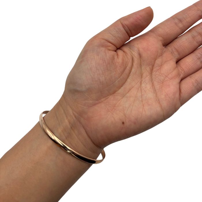 9ct Rose Gold Bangle