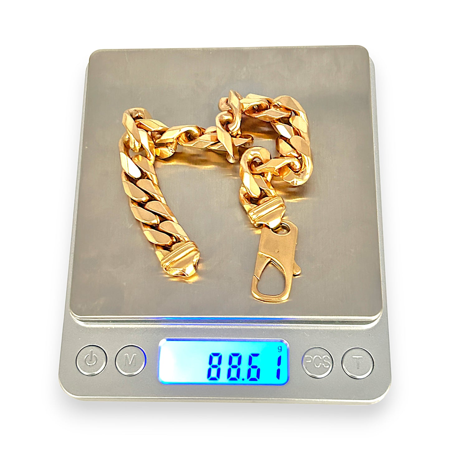 GOLD DEAL | FLASH SALE 9ct (9K) Gold Curb Link Massive 88.61g Bracelet