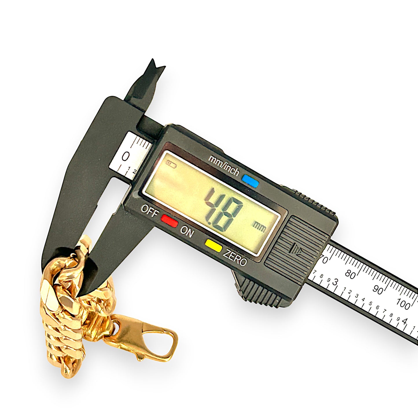 GOLD DEAL | 9ct (9K) Gold Curb Link Massive 88.49g Refurbished Bracelet Valuation $19,600