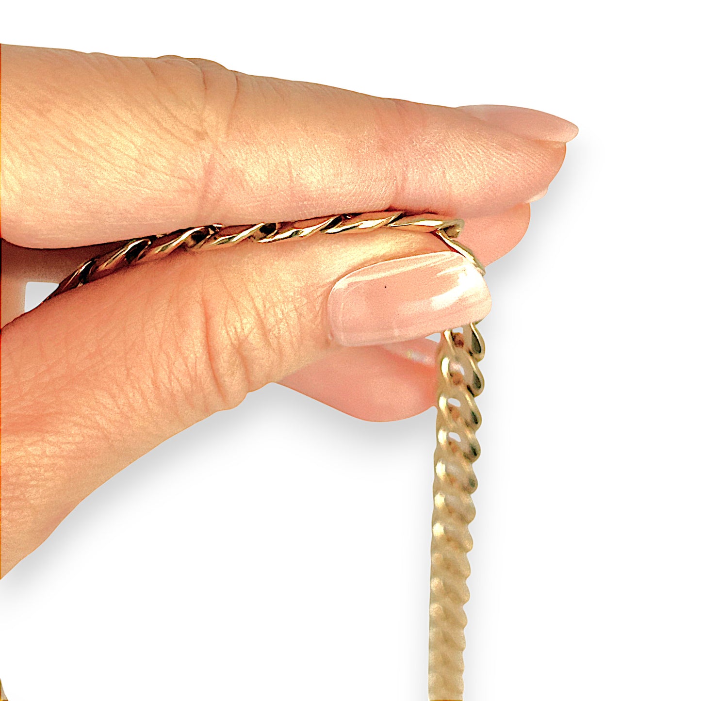 GOLD DEAL | FLASH SALE 9ct (9K) Gold Flat Curb Link Heavy 41.22g Chain 50cm