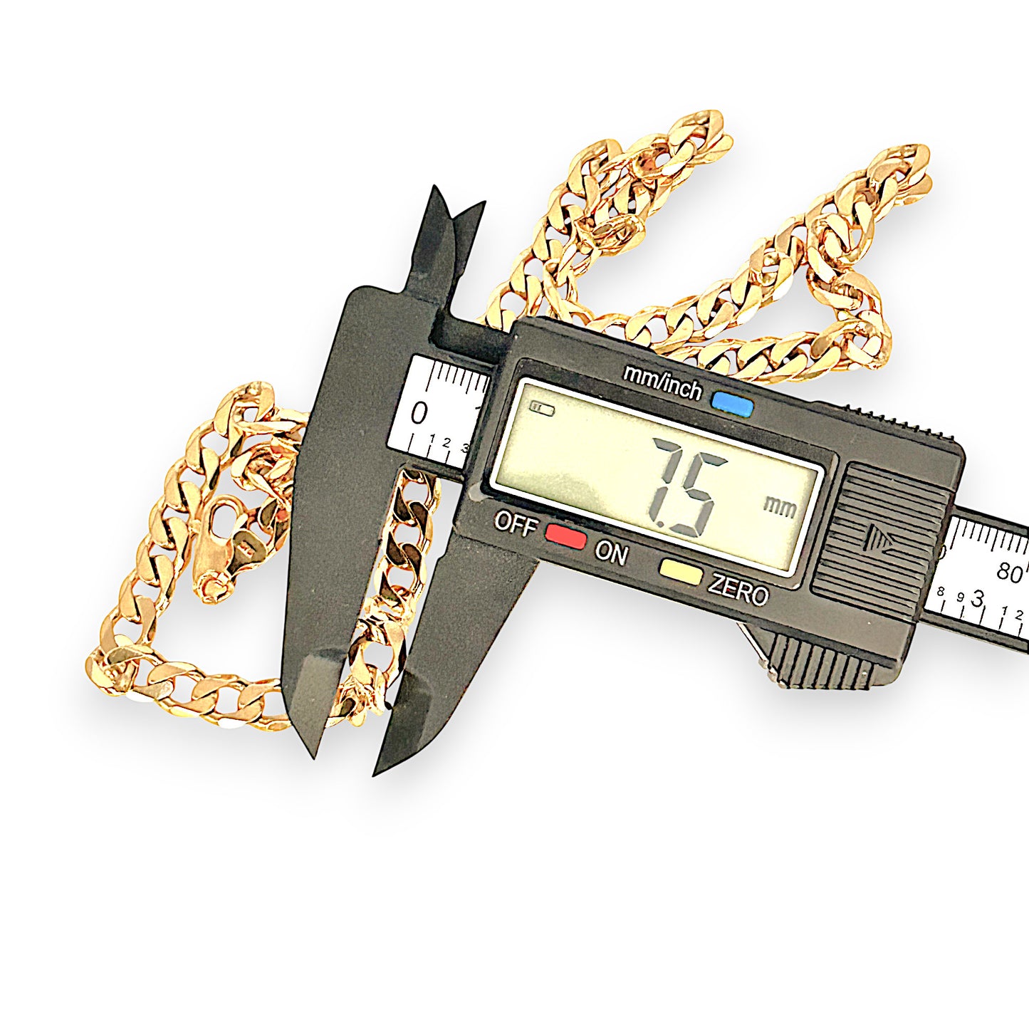 GOLD DEAL | FLASH SALE 9ct (9K) Gold Flat Curb Link Heavy 41.22g Chain 50cm