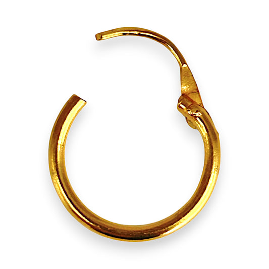 GOLD DEAL | 22K Gold Soft Round Hoop Earrings