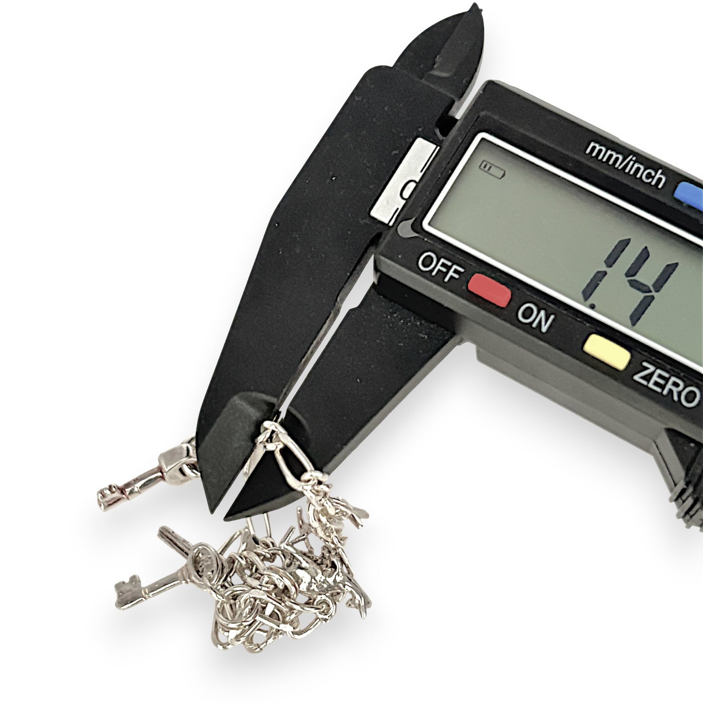 SILVER DEAL | Sterling Silver Charm Bracelet- Keys & Anchor & Kangaroo