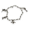 SILVER DEAL | Sterling Silver Charm Bracelet- Keys & Anchor & Kangaroo