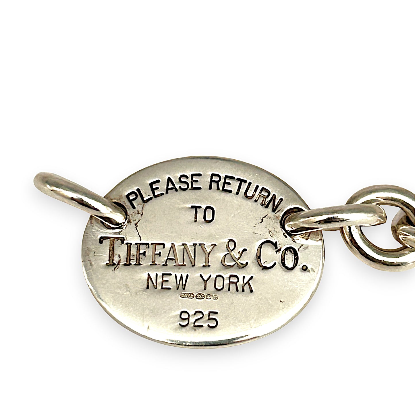 SALE | TIFFANY & CO. Return To Oval Tag Necklace. R # 446