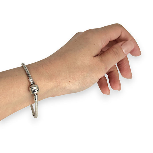 SILVER DEAL | Pandora Moments Snake Chain Bracelet Size 21