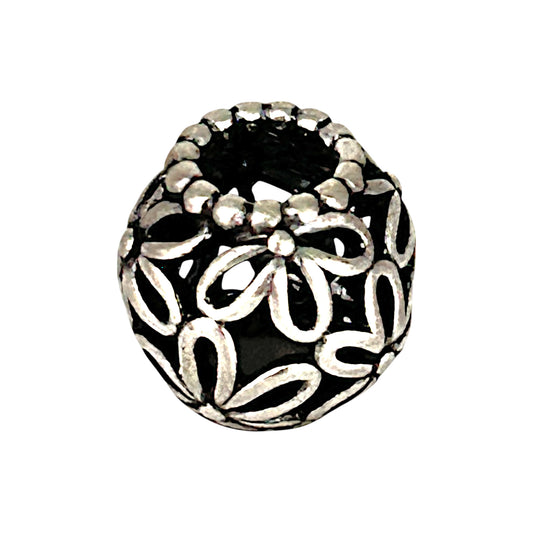 SILVER DEAL | Pandora Sterling Silver Openwork Charm - Wildflower Walk