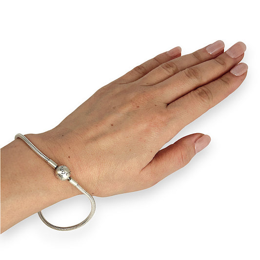 SILVER DEAL | Pandora Moments Snake Chain Bracelet Size 25