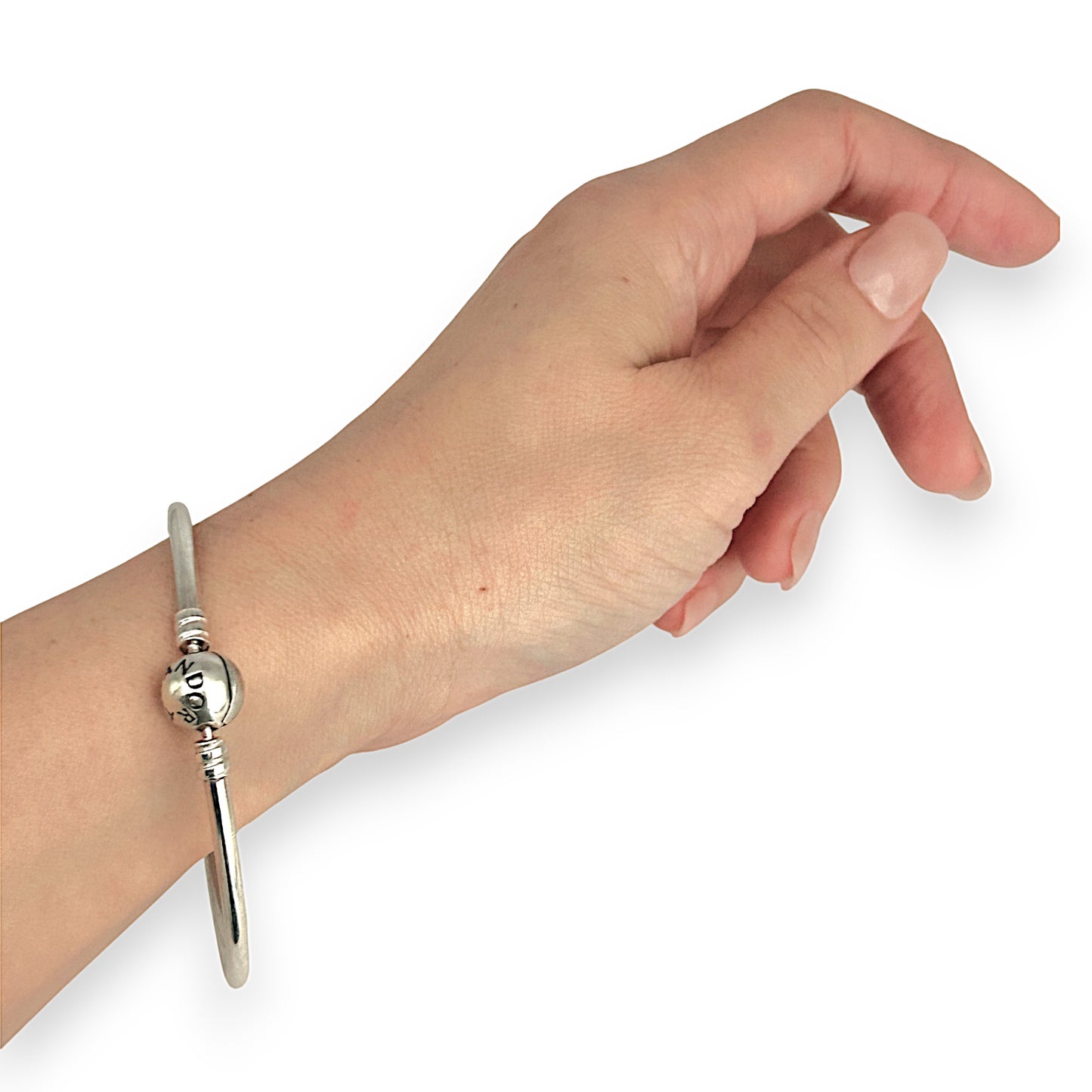 SILVER DEAL | Pandora Moments Bangle Size 21