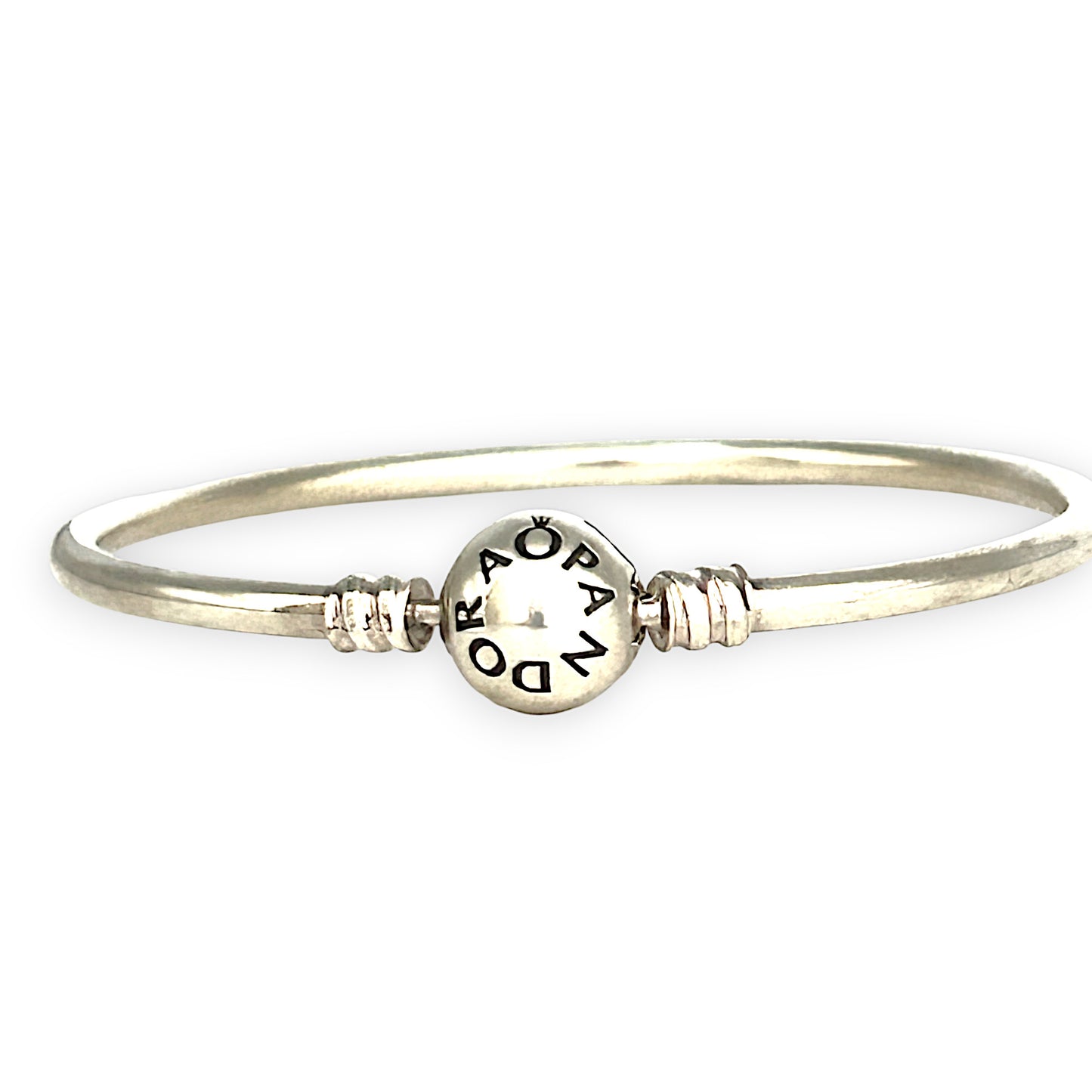 SILVER DEAL | Pandora Moments Bangle - Unique As You are, Size 19