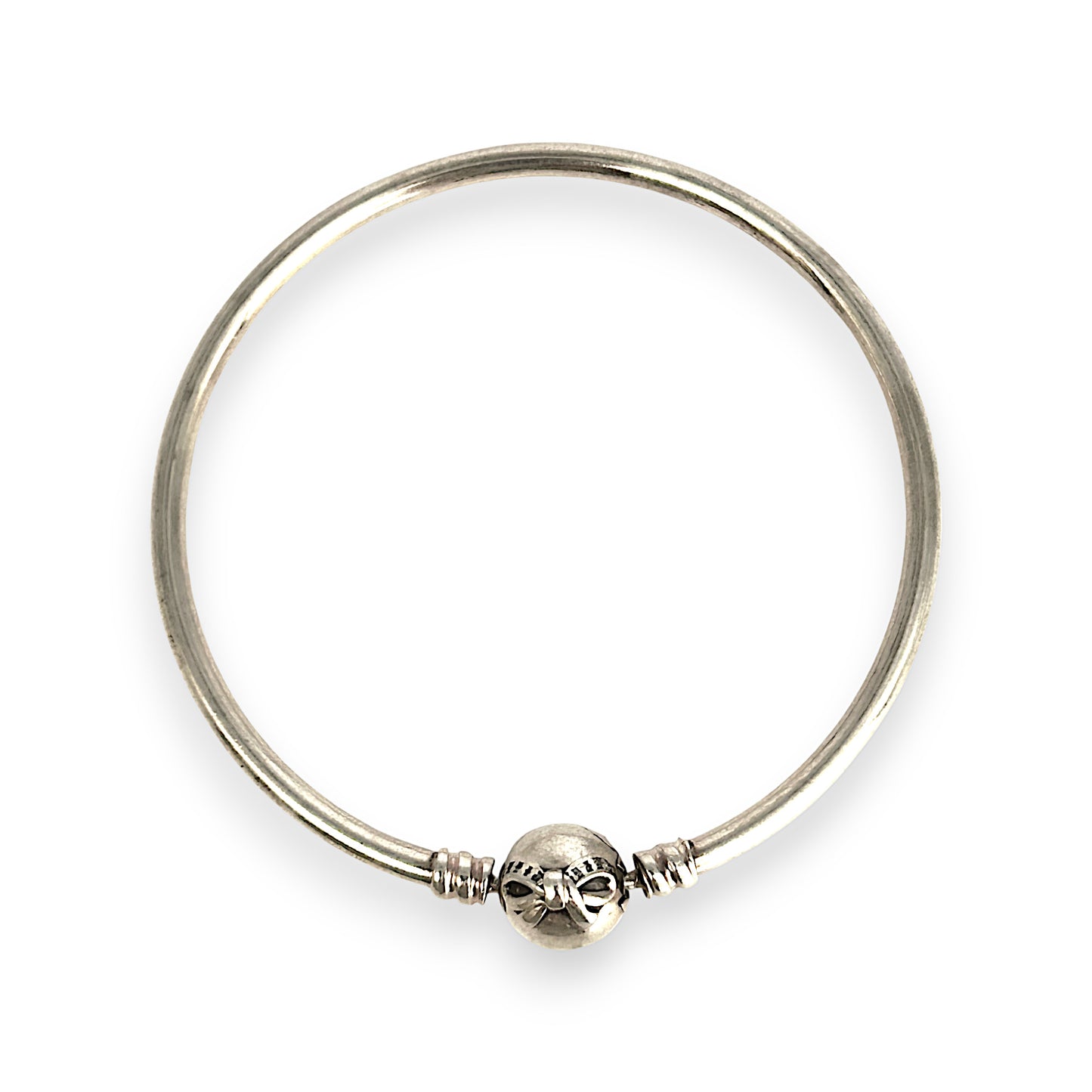 SILVER DEAL | Pandora Bangle - Bow Clasp, Size 20