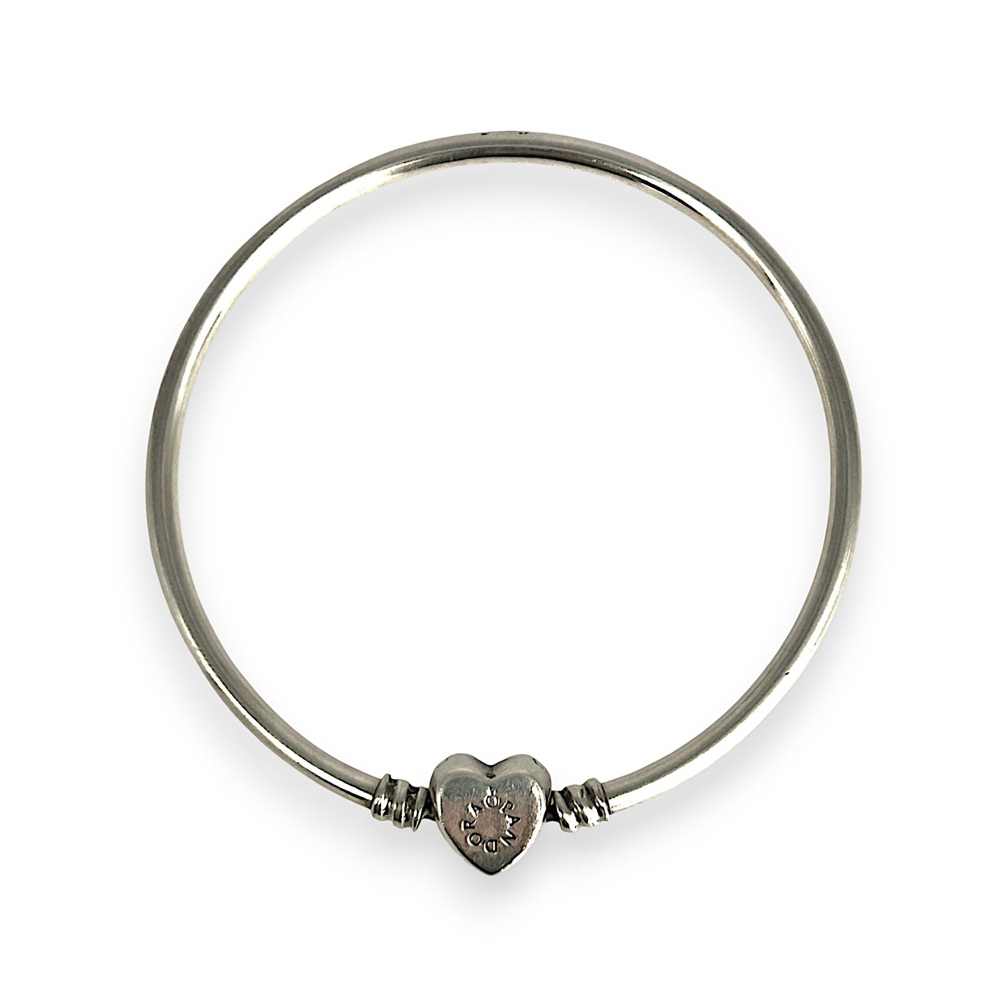 SILVER DEAL | Pandora Moments Bangle - Family Forever Size 21