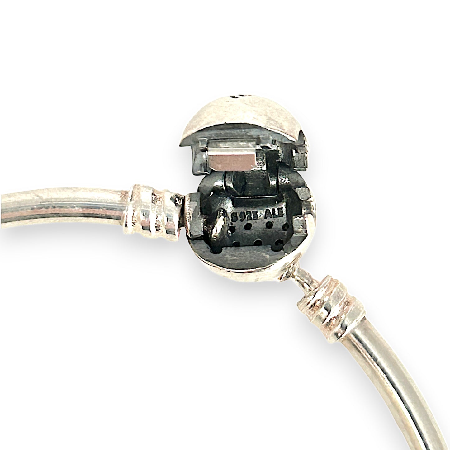 SILVER DEAL | Pandora Moments Bangle - You Melt My Heart, Size 21