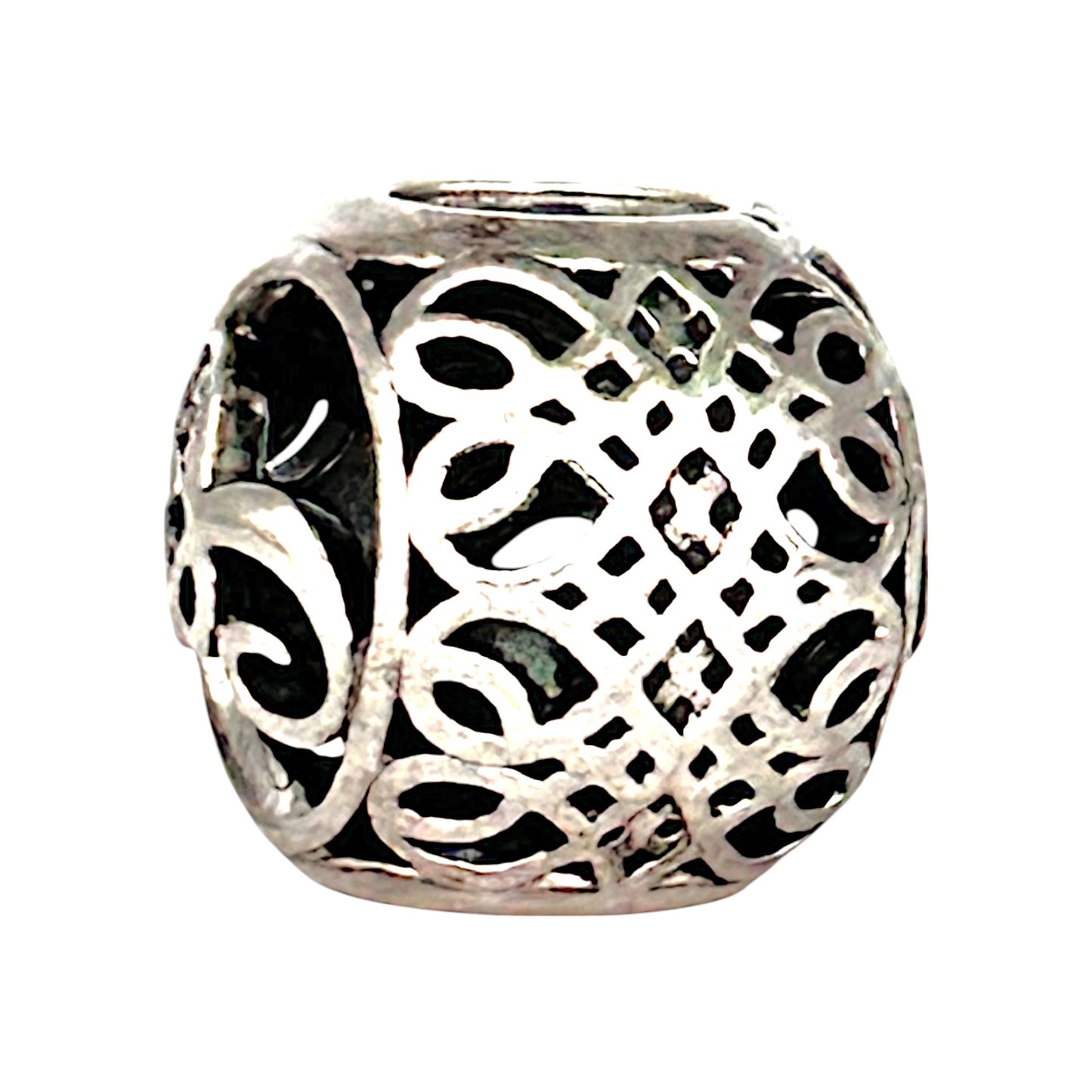 SILVER DEAL | Pandora Sterling Silver Openwork Charm - Vintage Letter E