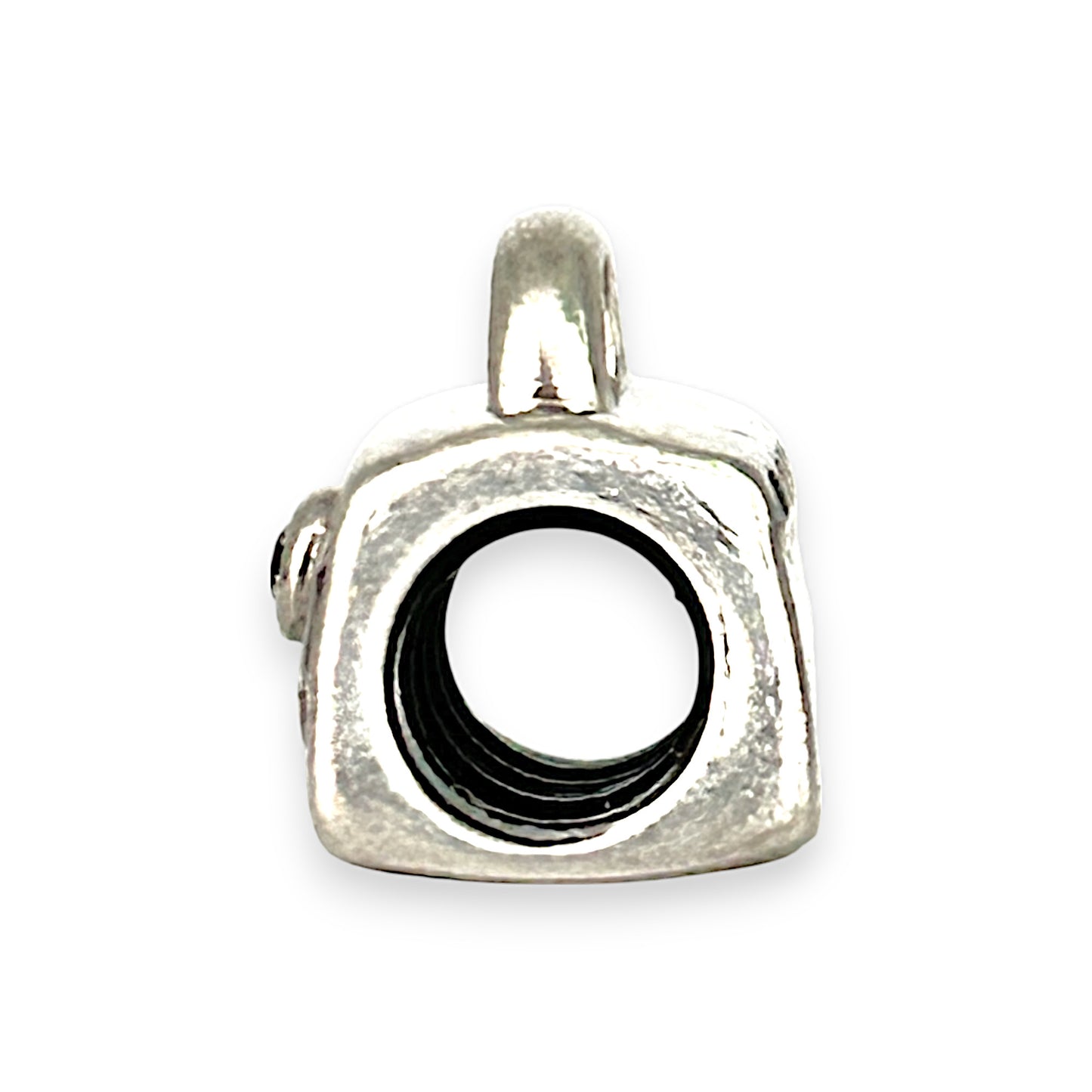 SILVER DEAL | Pandora Sterling Silver Charm - Handbag With Pink CZ