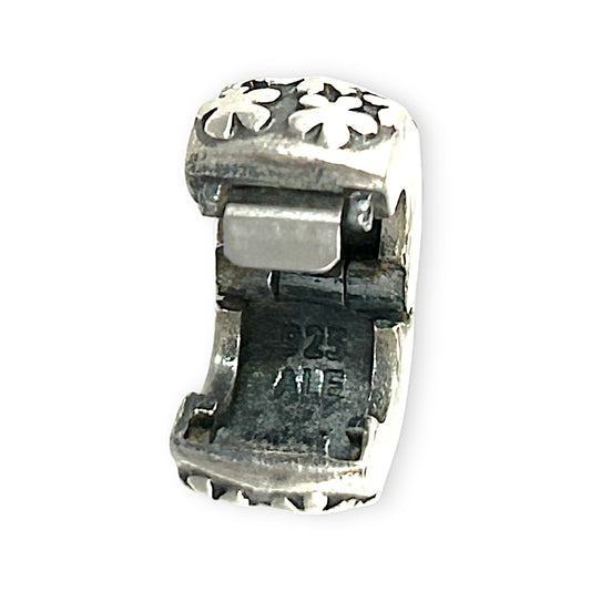 SILVER DEAL | Pandora Sterling Silver Clip Charm - Flower Burst